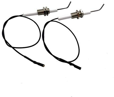 METER STAR Set mit 2 Universal-Keramik-Elektroden-Zündkerzen-Draht, 0,3 m, elektronisches Gerät, geeignet für Piezo-Zündung