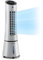 Klarstein Aire Acondicionado Portatil, Pinguino Enfriador Evaporativo 5 en 1 Casa con Humidificador, Ventilador, Ionizador y Modo Noche, Climatizador Portátil 6L, 45W, Aparato Aire Flujo 180m³/h
