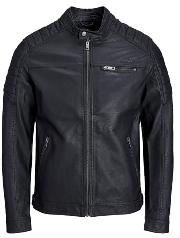 JACK & JONES Male Kunstwildlederjacke Kunstwildlederjacke