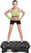 Fitness Platte Vibrationstrainer, für den Büro-Wohnzimmer, Multi-Funktions mit Bluetooth und USB,Vibrationsplatte Body-Shaper der Eignungs-Ausrüstung (Reines Schwarz)