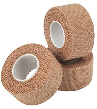 Safety First Aid Group HypaBand Tan EAB Tape, Small (2.5cm x 4.5m) - Pack of 3