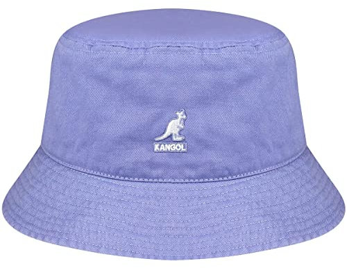 Kangol Washed Bucket Gorro, Lila Helado, S para Mujer