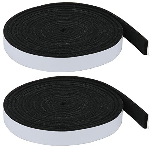 Carkio Grill Dichtung Dichtungsband, Raucher Dichtung Dichtungen,hohe Hitze Raucher BBQ Dichtung feuerfest Band für Raucher BBQ Deckel, 2Pack 3/4 x 1/8 15 Feet