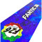 Fantic26 Stunt-Scooter Griptape Ersatz I Park I Kinder I Trick I Tret I Roller I Anti Rutsch Sandpapier 58,5cm I Passend für Decks bis 58,5cm x 15,5cm (GGR Galaxy Hellblau/Schwarz)