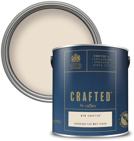 Crown CRAFTED New Chapter Matt Emulsion Cream Paint 2.5L
