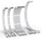 EZDIY-FAB PCIE 5.0 12VHPWR Sleeved Cable Kit,16AWG Stromversorgungskabel Verlängerung,24PIN-ATX/(4+4) PIN-EPS/(12+4) PIN auf 3X 8 PIN PCIE-RTX4080/4070Ti Verlängerungskabel-Reines Weiß