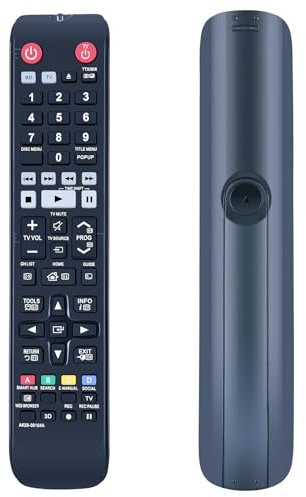 AK59-00164A Replacement Remote Control for Samsung Disc Player Compatible with BD-D8200 BD-D8500A BD-F8909S BD-E6300 BD-D8200N BD-F6900 BD-D6900 BD-D8509S BD-D8500 BD-D8900