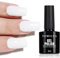TOMICCA Gel Nail Polish, Rich White Creamy Color Gel Polish Soak Off UV LED Gel Varnish Nail Art Manicure Salon DIY for Professional, Salon & Home 8ml