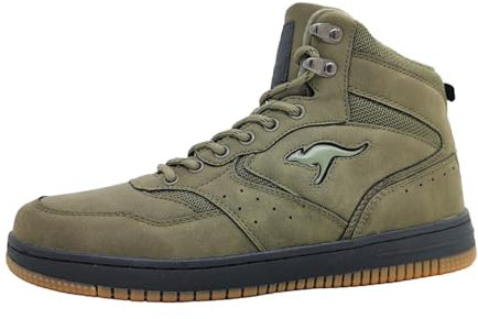 KangaROOS Unisex K-Watch Bliz Sneaker, Olive/Jet Black, 45 EU