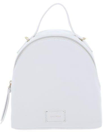Coccinelle Voile Backpack Grained Leather Brillant White