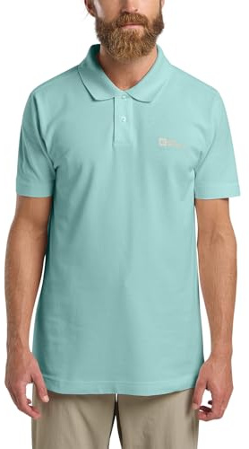 Jack Wolfskin Herren Essential Polo M T-Shirt, Soft Jade, XXL