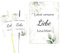 100 Stück Hochzeit Schild, Eukalyptus Deko Hochzeit Für Wunderkerzen Und Knicklichter, Lasst Unsere Liebe Leuchten Party Hochzeitsdeko Zubehör