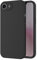 AICEK Compatible with Apple iPhone SE 4 2024 Case, Black Silicone Cover Black Case