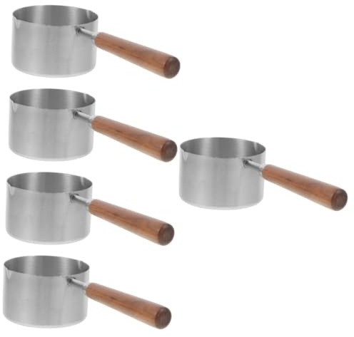 Sosoport 5pcs Cat Food Scoop Pet Food Cat Feeding Spoon Measuring Cup Safe Portable