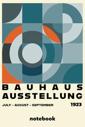 Bauhaus Notebook - Lined Notepad Journal - 100 Pages (6x9) Paperback