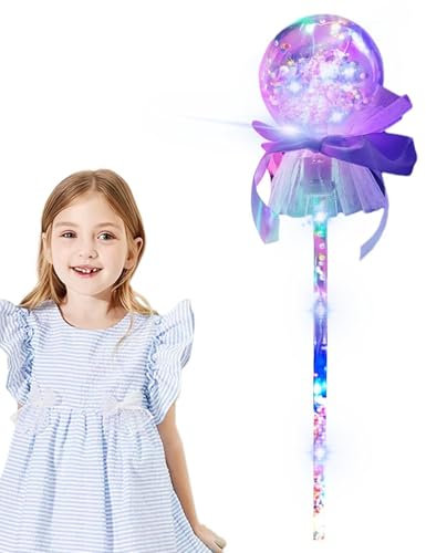Prinzessinnenstab, LED-Prinzessinnen-Leuchtstab für Kinder – Anziehzubehör für Kinder, Prinzessinnenstab | tragbarer Feenstab für Mädchen, perfekt für Rollenspiele