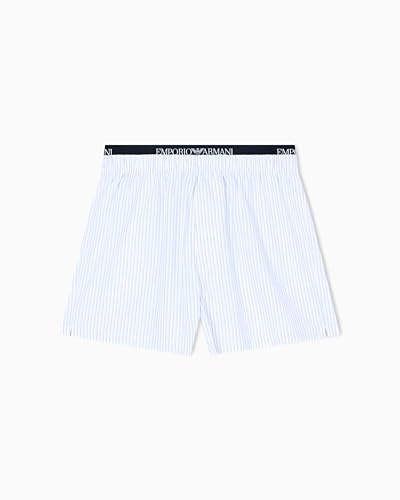 Emporio Armani Herren Yarn Dyed Woven Boxer Boxershorts