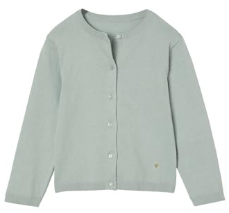 Vertbaudet Mädchen Strickjacke Basics graublau 134