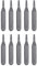 QUARKZMAN 10pz Punte Cacciavite Torx T6H 5/32 Esagonale 28mm Lunghezza Testa Magnetica a 6 Punti in Acciaio S2 per Cacciaviti Elettrici Manuali Riparazione di Precisione