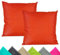 JACK 2er Set 40x40cm Outdoor Kissenhülle Kissenbezug Wasserfest Sitzkissen Lounge Kissen Garten Stuhl Lotus Effekt, Farbe:Orange