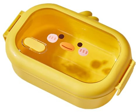PUNELE Bentos Lunchbox Little Yellow Ente Edelstahl Thermal -Mittagessen -Behälter für Büro