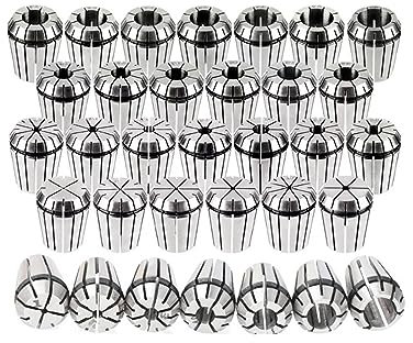 Spannzangenfuttersatz ER8 ER16 ER20 ER25 ER32 ER40 Federspannzangensatz for CNC-Fräsdrehmaschinen-Werkzeughalter(24pcs ER40 set)