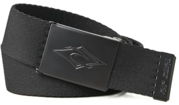 Rip Curl Men's Rando Webbing Belt, Black