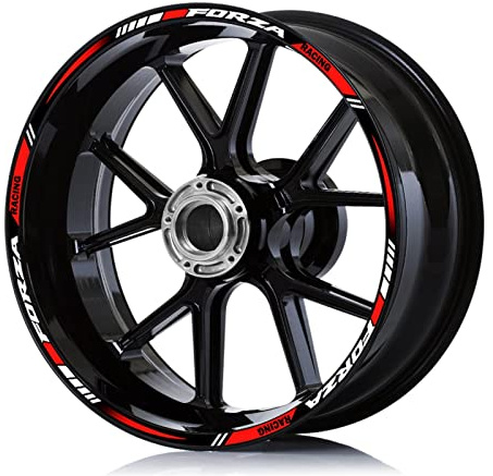 Motorrad-Radaufkleber Für Forza 750 350 Forza125/250/350 Reflektierende Streifen Felgenaufkleber Roller Zubehör Wasserdicht