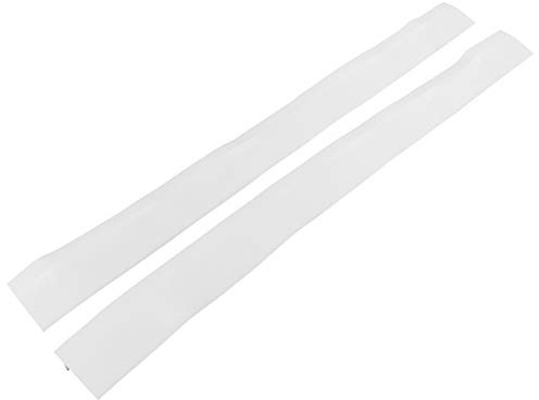 ERYUE Stove Cover, HeatResistant Anti Oil Oven Filler Sealing Strip 21in 25in Universal Silicone Filler for Stove Countertop, Cut-to-fit, Easy to, Safe to Use in Dishwasher (White)