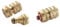 Spear & Jackson 1/2-inch Female Plus 1/2-inch Male Brass Hose Connectors & 1/2-inch Female Brass Hose Connector with Water Stop Bundle