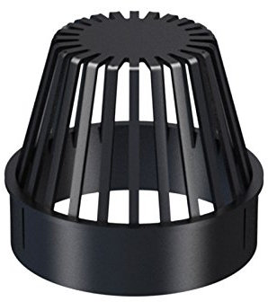 Laubfang für Flachdacheinlauf DN 100 / Steckverbindung Hart-PVC