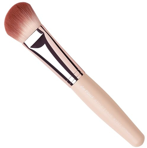 da Vinci, STYLE Blush & Contour Brush, slanted, vegan, synthetic fibre, for wide & narrow blush areas, ideal for contouring, facial contour, cosmetic brush, handmade in Germany, size 0