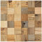 wodewa Holz Wandverkleidung selbstklebend 3D Optik Altholz Sonnenverbrannt 30x30cm Wandpaneele Moderne Wanddekoration Holzverkleidung Wohnzimmer Schlafzimmer