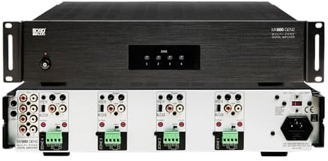 Amplificatore digitale a 8 canali audio OSD a 4 zone, 80 W/canale, audio distribuito e home theater - MX880