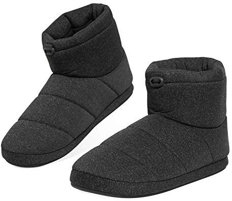 Dunlop Ciabatte Uomo, Pantofole Calde Invernali per Casa, Ciabatta Chiusa A Stivaletto Memory Foam, Idee Regalo Compleanno, Babbucce Mimetiche Divertenti (Nero, 44)