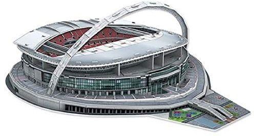 WE Wembley 3D Stadium Puzzle Official Merchandise - Polycarbonate Modern Jigsaw Puzzle - 89 Pieces - 7 Years and Up