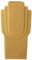 Bloomingville Ata Vase, in der Farbe Gelb, aus Steingut, Maße: L16,5xH30,5xW7,5 cm, 82050038
