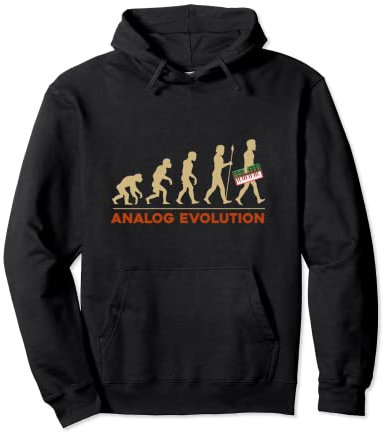 Evolution Synth Keyboard Analog Synthesizer Pullover Hoodie