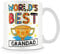 MUGGZ Grandad Mug - Worlds Best Grandad Gift