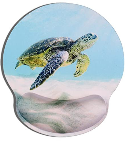 AOKSUNOVA Mauspad mit Gelkissen Ergonomisches Mousepad mit Handauflage Motiv Gel Mauspad Tier