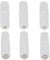 Battery Adapter Converter for AAA to AA Battery Transparent Cases Holder Shell with Metal Contacts on Bottom(Clear Color,Pack of 6)
