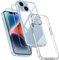 ivoler [3 in 1 Camera Cover Case Compatible with iPhone 14 Plus 6.7,1 pack Crystal Phone Case + 2 Tempered Glass Screen Protector, [Anti-Yellowing] Shockproof Protective Hard Back Slim Cover -Clear