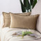 Madizz 2er Set Samt Dekorativ Zierkissenbezüge Luxus Stil Kissenbezug für Sofa für Schlafzimmer Hellbraun 30x50 cm Rechteckigig