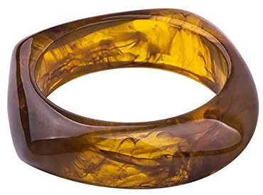 FROVOL 1 x bunter Armreif aus Harz, Bohemian-Stil, Kunstharz, modisch, Acryl, dekoriert, Hochzeit, Damen, elegant, für T0F0