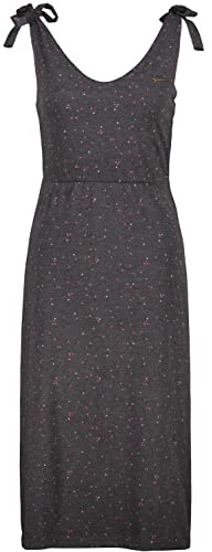 ALIFE and Kickin MelinaAK B Sleeveless Dress Damen Jerseykleid Kurz Bequemes Trägerkleid für Sommer & Freizeit Leichtes & Stylisches Kleid für warme Tage Moonless Melange XXL