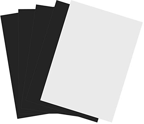A4-Papier, Magnetfolie, 5 Stück Bedruckbare A4-Magnetblätter, Flexibles Magnetisches Fotopapier für den Tintenstrahldruck, Tintenstrahldruckerpapier