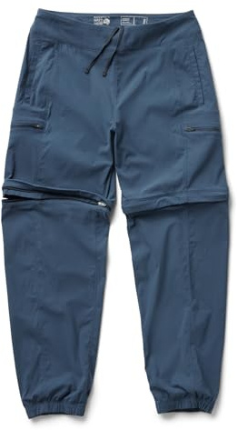 Mountain Hardwear Women's Dynama Convertible Pant, Moon Blue