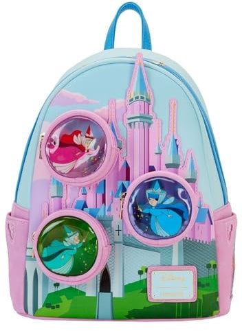 Loungefly Disney Dornröschen Buntglas Castle Mini Rucksack