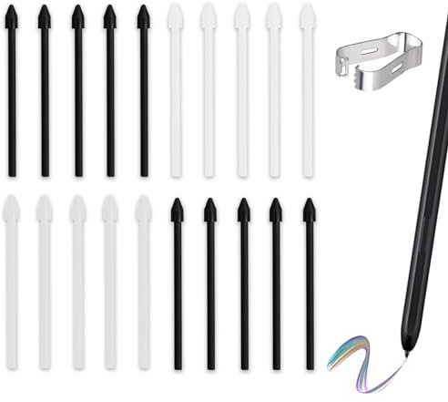 Jinpojun 20 PCS Punte di Ricambio per Samsung Galaxy S6 / S6 Lite / S7 / S7+ / S8 / S8+ / S8Ultra / S21Ultra / S22Ultra / S23Ultra / Note10 / Note20, S Pen Stilo Touch