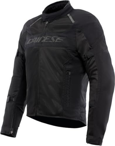 Dainese - Air Frame 3 Tex Jacket, Sommer-Motorradjacke mit herausnehmbarem, winddichtem Innenfutter, Mann, Schwarz/Schwarz/Schwarz, 44